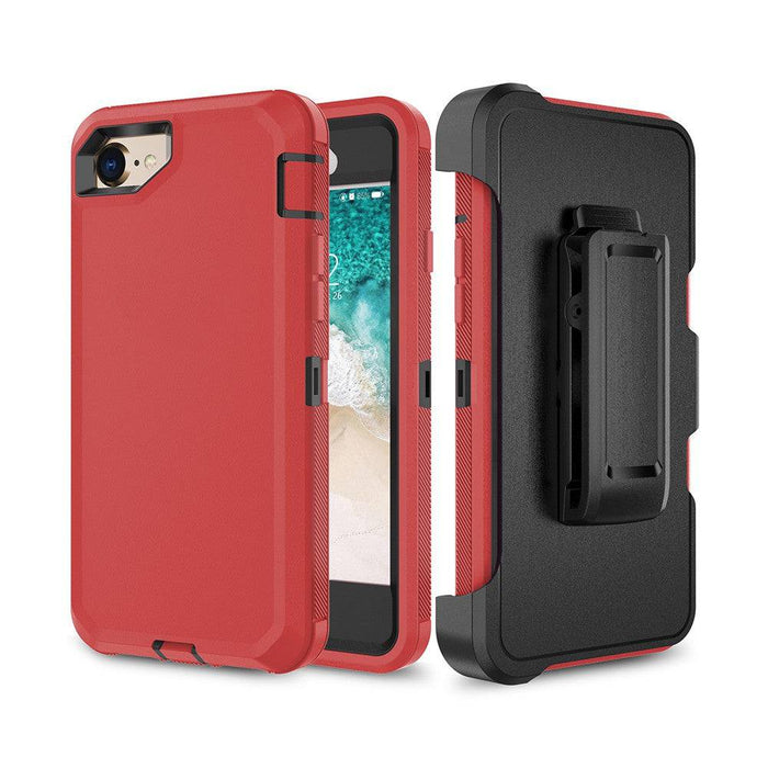 Shockproof Robot Armor Hard Plastic Case with Belt Clip for iPhone 6 / 6s / 7 / 8 / SE (2020) / SE (2022) - JPC MOBILE ACCESSORIES