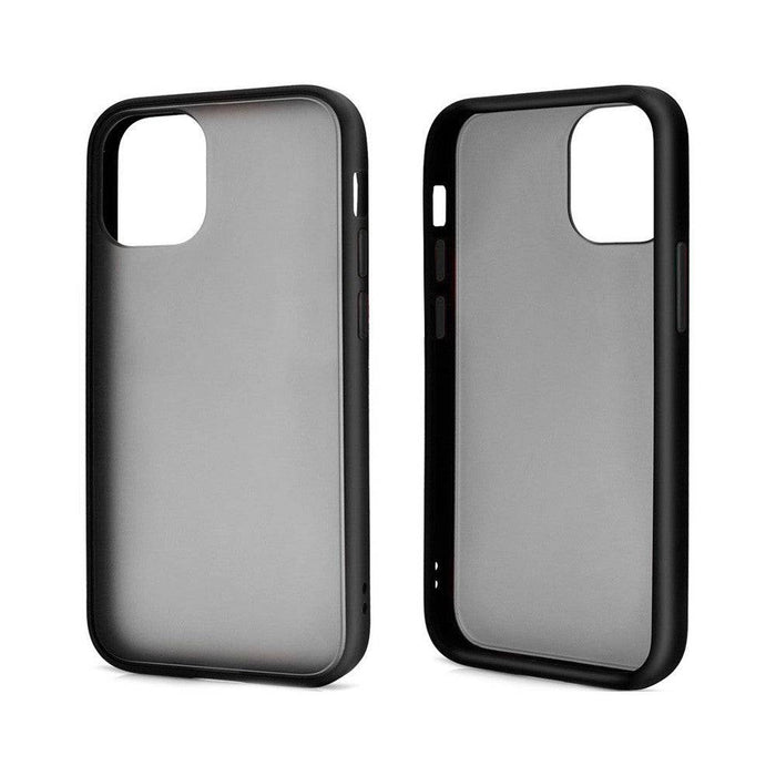 Transparent Frosted PC Colorful TPU Bumper Case iPhone 13 Pro Max - 4 Colors Available - JPC MOBILE ACCESSORIES
