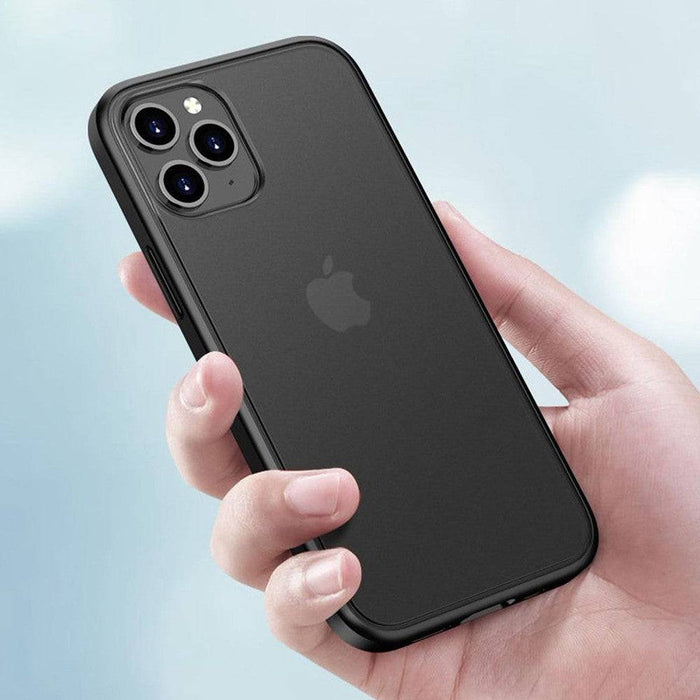 Transparent Frosted PC Colorful TPU Bumper Case iPhone 13 Pro Max - 4 Colors Available - JPC MOBILE ACCESSORIES