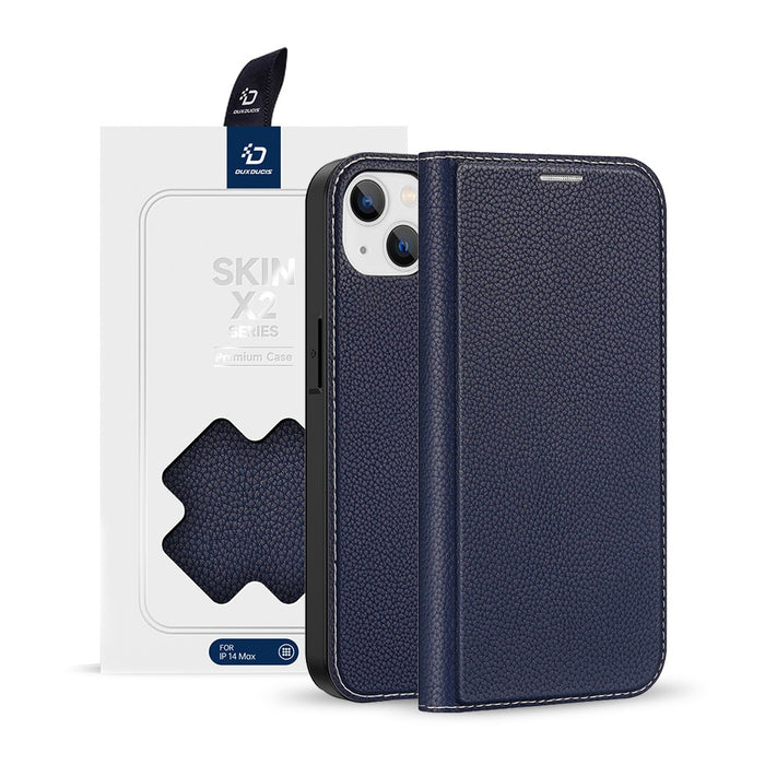 DUX DUCIS SKIN-X2 Series Magnetic Flip Case Cover for iPhone 14 Max (Plus) - JPC MOBILE ACCESSORIES