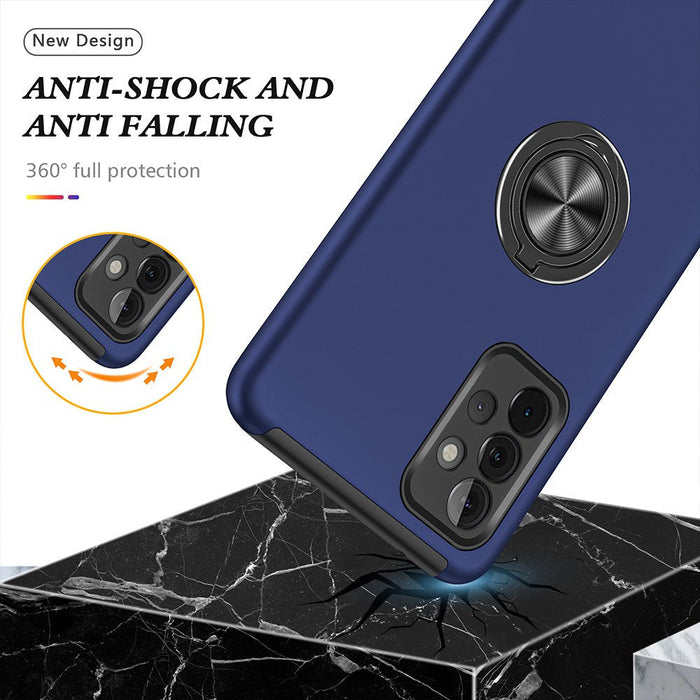 Magnetic Ring Holder Shockproof Cover Case for Samsung Galaxy A32 5G A326B - JPC MOBILE ACCESSORIES
